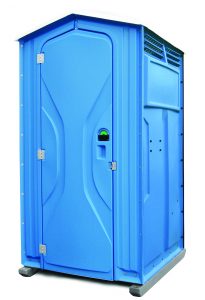 Standard Porta Potty front-right view