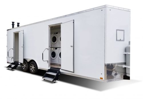 8 Station Portable Laundry Trailer